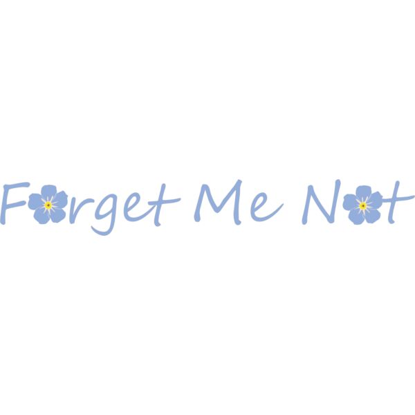Forget me not tekst Thumbnail
